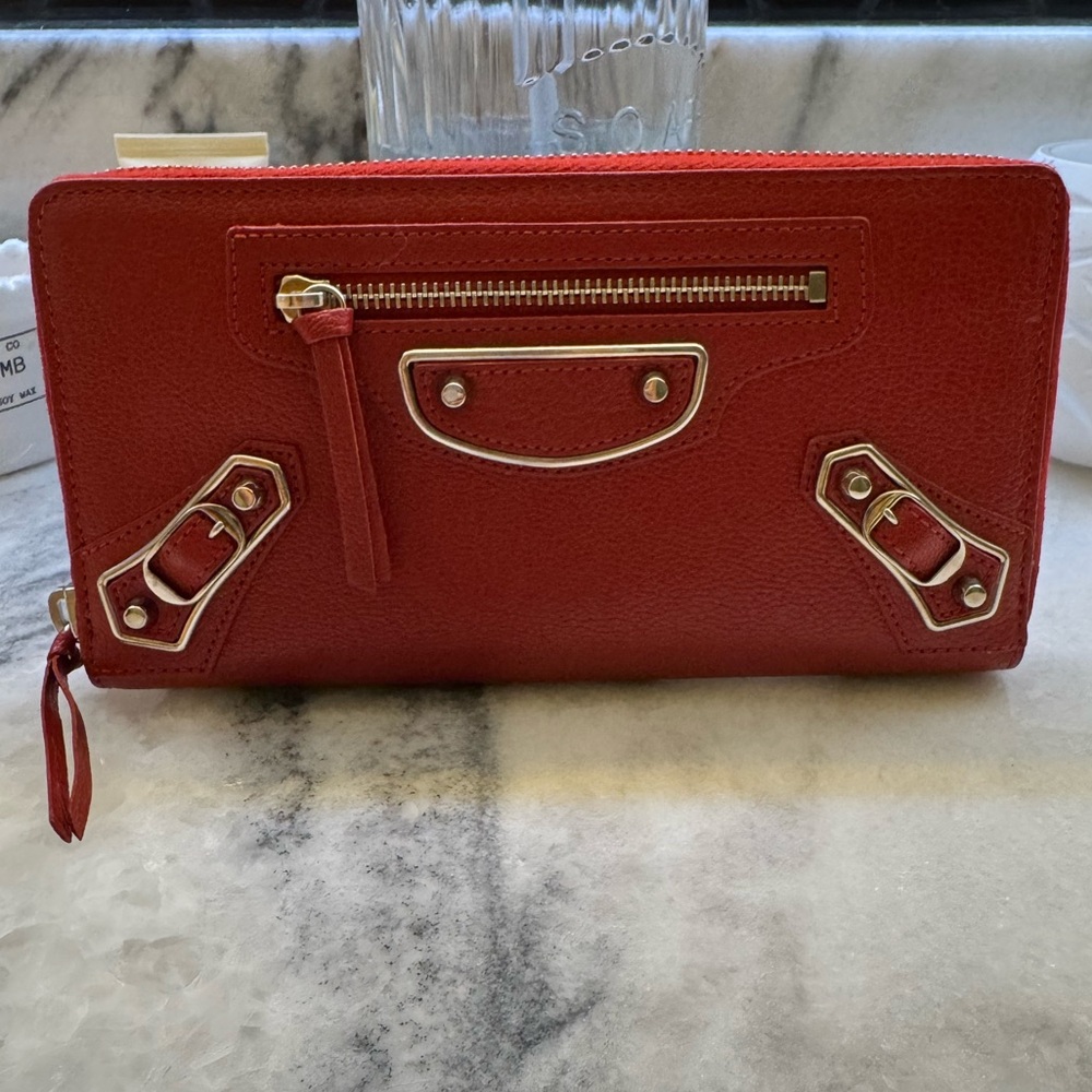 Authentic Balenciaga Leather Wallet